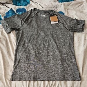 The North Face Men's Hyperlayer Short Sleeve Shirt In Dark Grey Heather